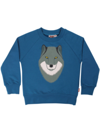 DYR Sweater Wolf Dusty Blue