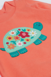 Frugi Easy On Jumper Cantaloupe Tortoise