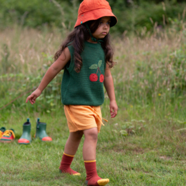 Orange Blooms Reversible Sunhat