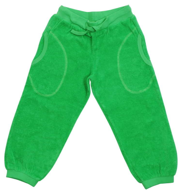 Duns Terry trousers groen
