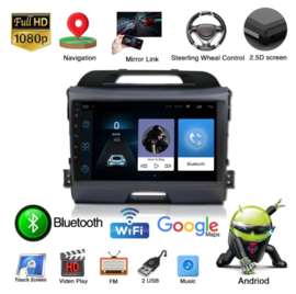 9 "HD android 9.0 auto dvd-speler voor KIA sportage 2010-2015