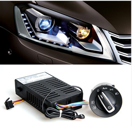 AutoKoplamp Sensor (coming home) passend voor Volkswagen Autolichten Switch + Chrome Auto Sensor licht voor VW Golf MK4 4 Jetta IV MK4 MK6 VI Bora Polo Passat B5