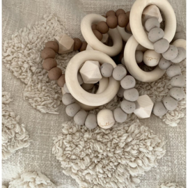 Baby Bijtring - Luna - Shell Collectie - Beige