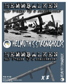 72-112 Hemmbalken mit T-mine 43 u Stahlmesser