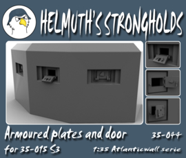 35-044 Armoured plates and door for 35-015 S3
