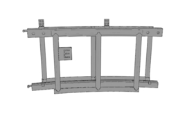 35-073  Flakturm "ZOO" sliding doors and ammunition shelves