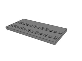 35-083 Dutch 1/3 roadblock "Asperge versperring" type II