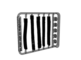 35-090 Hochpfähle mit teller mine '43