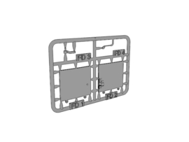 35-073  Flakturm "ZOO" sliding doors and ammunition shelves