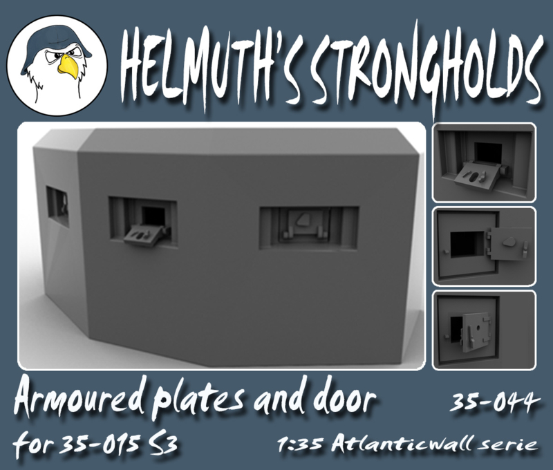 35-044 Armoured plates and door for 35-015 S3