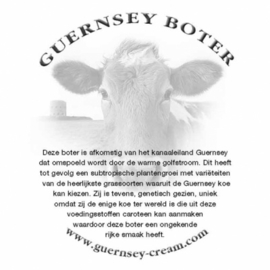 Botervelletjes voor Guernsey roomboter