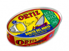 BONITO DEL NORTE IN BIOLOGISCHE OLIJFOLIE ORTIZ 190 GRAM