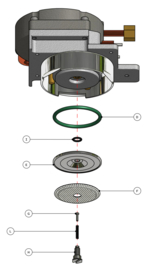 Quick Mill 3035 met geïntegreerde koffiemolen