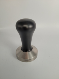 Tamper RVS, 57mm, hout zwart