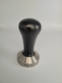 Tamper, Vlakke base, Zwart Hout, 53  mm