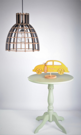 SALE! Houten hanglamp 'Cone' | grijs 30cm