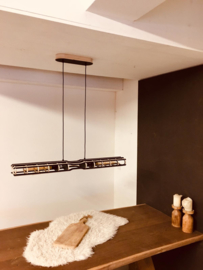 Exclusieve design hanglamp 'SideBySide' | zwart