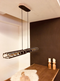 Exclusieve design hanglamp 'SideBySide' | zwart