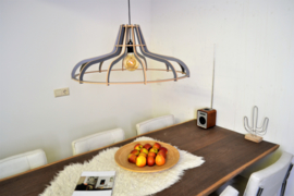 Houten hanglamp Flat 70