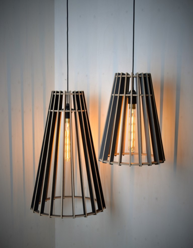 Mondstuk breken Kostbaar Houten design lampen | De Lingehof-shop