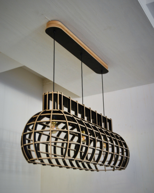 Mondstuk breken Kostbaar Houten design lampen | De Lingehof-shop