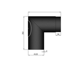 EW125 - Haakse bocht 90°