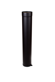 EW130 - 100 cm paspijp met stelring Zwart