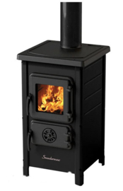 MBS Happy Houtkachel Zwart 4-6 kW