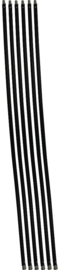 Schoorsteenveegset Basic 6,0  meter met nylonborstel