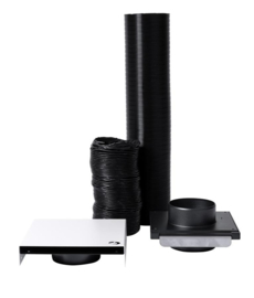 KEMP luchttoevoerset Kachel - afsluitbaar 80mm