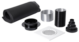 Luchttoevoerset universeel 40 - 100 mm KEMP