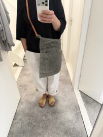 Tas Farida van het merk Made in Mada, kleur faded grijs-blauw