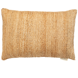 Jute cushion, 60 x 40 cm, met eco vulling