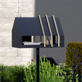 Framed Feeder vogelvoederhuis, donkergrijs