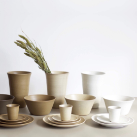 Coffee cup, beige-bruin, Studio Ro-Smit