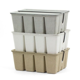 Pulp toolbox, verkrijgbaar in wit, beige en grijs, Midori