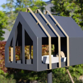 Framed Feeder vogelvoederhuis, donkergrijs