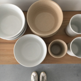 Diner/breakfast bowl, wit, Studio Ro-Smit