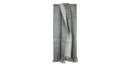Sjaal fabian doble van Bufandy in de kleur silver fog