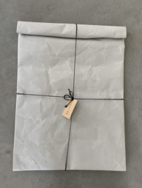 Clutch bag, large, licht grijs, Siwa