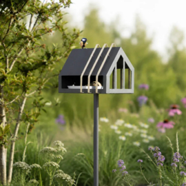 Framed Feeder vogelvoederhuis, donkergrijs