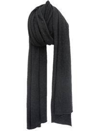 Sjaal Cosy Casual, black melee, SjaalMania