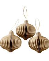 Paper onion, caramel, 8 cm