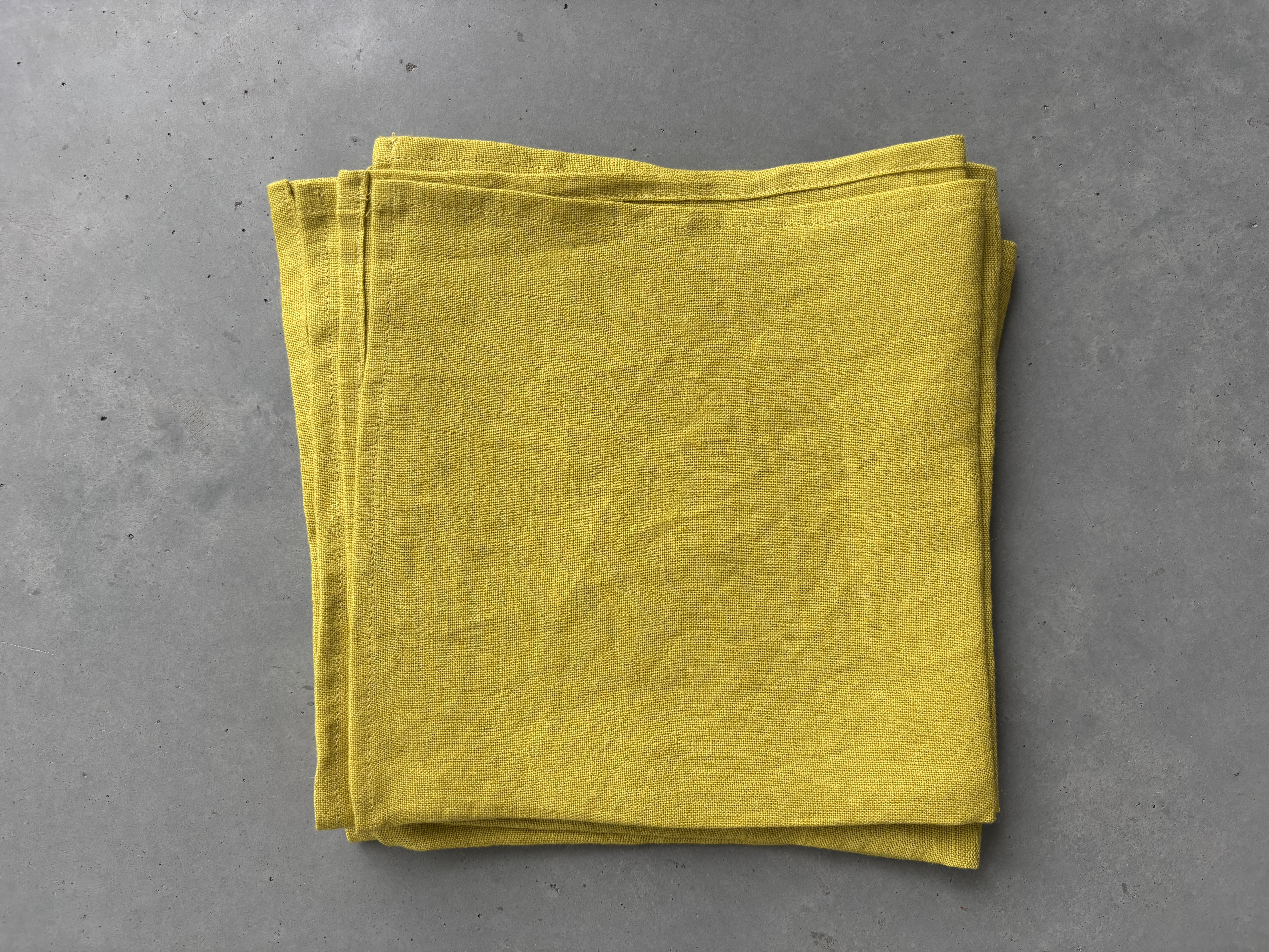 Linnen servet, Maria Martha, kleur Mr Citrus, 44 cm x 44 cm