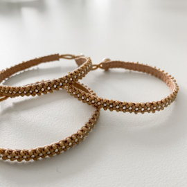 Armband Lace, latte - zilver, Ibu Jewels
