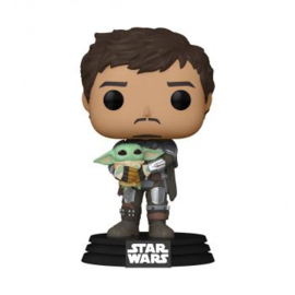 Pop! Movies: Star Wars The Mandalorian - Mandalorian with the Grogu