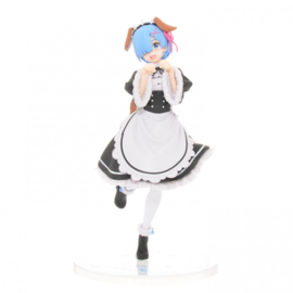 Re Zero: Starting Life In Another World - Coreful Figure - Rem Memory Snow Wanko Ver.