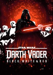 STAR WARS DARTH VADER BLACK WHITE RED TREASURY EDITION