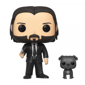 Pop! Movies: John Wick - John Wick with Dog (Black Suit)