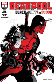 DEADPOOL BLACK WHITE BLOOD